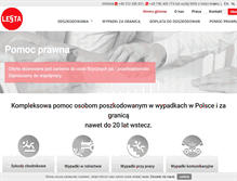 Tablet Screenshot of kancelarialesta.pl